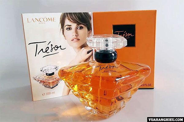 Thiết kế chai nước hoa Lancome Tresor EDP 100ml cao cấp cá tính